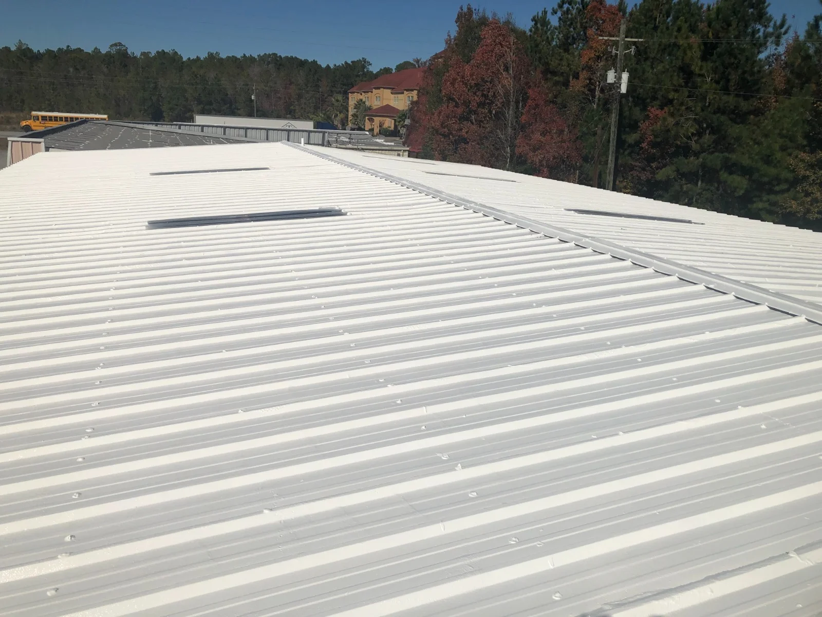 Skylight Sealing at StrikeHard Fitness of Hinesville, GA