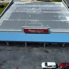 10-Year-Uniflex-Acrylic-Waterproof-System-over-the-metal-roof-at-Roses-in-Alma-GA 3