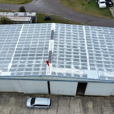 10-Year-Uniflex-White-Acrylic-Roof-System-over-metal-for-Trauma-One-in-Yulee-Florida 3