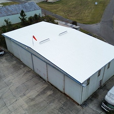 10-Year-Uniflex-White-Acrylic-Roof-System-over-metal-for-Trauma-One-in-Yulee-Florida 6