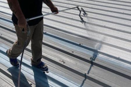Metal roof restoration